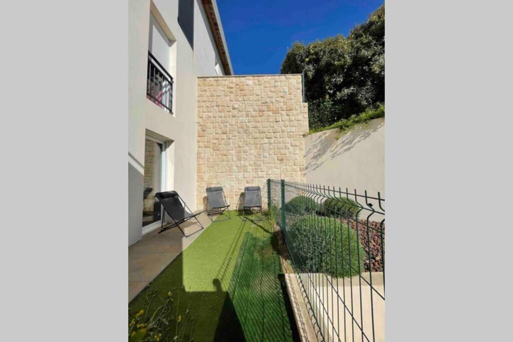 Appartement Piscine Terasse Gym Sauna Balneo Sainte-Maxime Exterior foto
